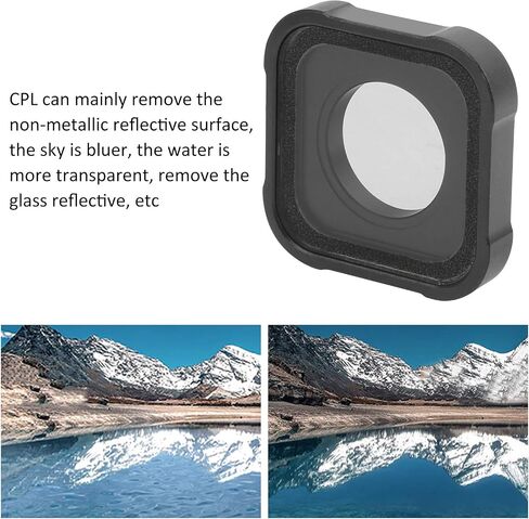 CPL Lens Filter, CPL Lens Filter Motion Camera Optical Glass Lens Protection Cover Replacement, for GOPRO Hero 9 in Saudi Arabia