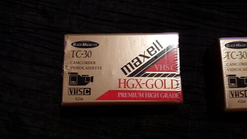 Maxell HGX-Gold TC-30 Premium High Grade Videocassette in Kuwait