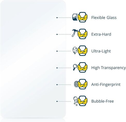 brotect Glass Screen Protector Film Compatible with Kenwood DRV-A601W - Glass-Foil 9H Protection [Scratch Resistant, High Clarity] in Saudi Arabia