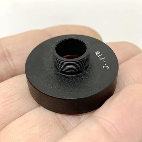 Microscope Accessories kit Slide Preparation camer M12 to C Mount Adapter Monitor Interface M12 x 0.5 CCD Camera C-Mount Lens Adapter Rings Microscope Accessories (Color : 1PC M12 to C Adapter) in Saudi Arabia