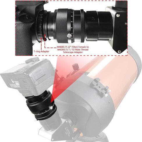 مركز صغير حلزوني 2 بوصة من ألستار مع خيط M48 ومقياس 0.1 مم للتلسكوب - كواكب أكثر حدة في أي تلسكوب in Saudi Arabia