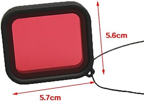 MOUDOAUER Snap-On Underwater Diving Camera Housing Case Red Lens Filter Protective Cover for GoPro Hero 5 6 Spare Part in Kuwait