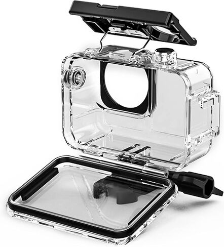 DAGIJIRD 40M Underwater Diving Cover Waterproof Protective Case for DJI Osmo Action 3, Protective Housing Shell for DJI Action 3 in Kuwait