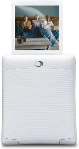 مجموعة أدوات بدء تشغيل الطابعة الذكية Instax Square Link - أبيض رمادي مع ألبوم وفيلم Instax Square (10 عروض) in Kuwait