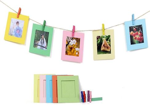 3X Fujifilm Instax Square Instant Film (60 Exposures) + Hanging Photo Frames for Square Film Assorted Colors – Deluxe Accessory Bundle in Saudi Arabia