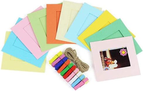 3X Fujifilm Instax Square Instant Film (60 Exposures) + Hanging Photo Frames for Square Film Assorted Colors – Deluxe Accessory Bundle in Saudi Arabia