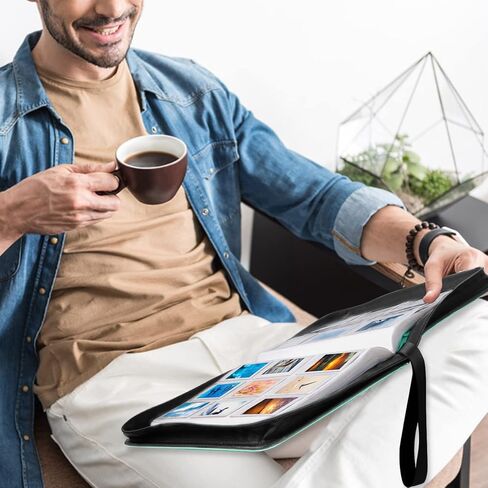 كتاب ألبوم الصور 540 جيبًا لكاميرا Fujifilm Instax Mini 12 11 9 8+8 7+ 90 40 LiPlay EVO الفورية، Polaroid Snap/Snap Touch/PIC-300P/Z2300/ طابعة فورية SocialMatic Zip (أبيض صلصال) in Kuwait
