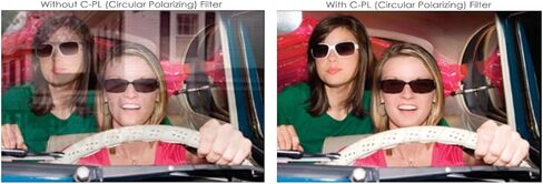 C-PL (Circular Polarizer) Multicoated | Multithreaded Glass Filter (62mm) For Nikon D3400 in Kuwait