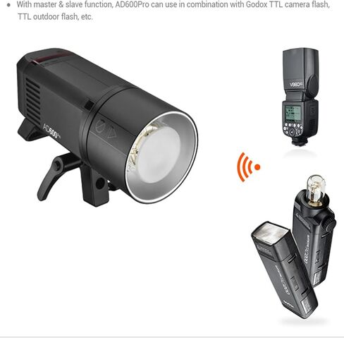 Godox AD600 Pro AD600Pro Godox Flash for Canon Nikon Sony Fujifilm Olympus Panasonic Camera,600Ws TTL Outdoor Flash with Li-ion Battery+Godox AD-R6 Standard Reflector+Godox Softbox 80cmX80cm /32"X32" in Saudi Arabia