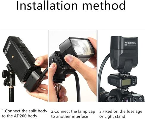 Godox BD-07 Barn Door Compatible for Godox AD200 AD200Pro Pocket Speedlite Flash Head, with Detachable Honeycomb Grid and 4 Color Filters in Saudi Arabia