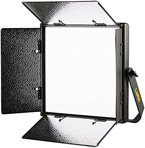 Ikan Lyra (5X) Bi-Color 3200K-5600K Soft Panel (1) 1 x 1 Studio & Field LED Lighting Kit, Includes Barn Doors, Stands and Case, Bi-Color Adjustable (LB10-5PT-KIT) - Black in Kuwait