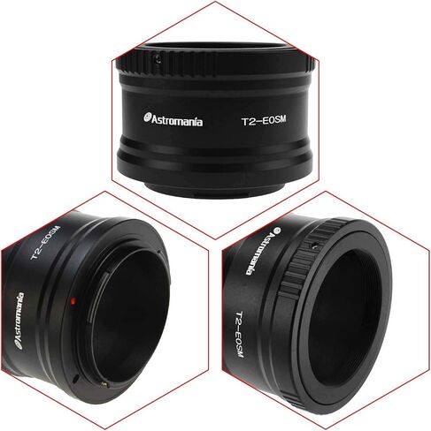 Astromania Telescope Camera Adapter, T/T2 Lens Mounting Ring and T-Mount Telescope Adapter for Sony-NEX Cameras - Precision Machined T2 Adaptor Ring for All Sony NEX Compact System Cameras in Saudi Arabia