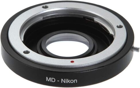 FocusFoto Adapter Ring for Minolta MD/MC Lens to NIK0N F AI Mount Camera with Optical Glass Nikon D750,D810, D7500, D7200, D7100, D7000, D5600, D5400, D5300, D5200, D3300, D3200, D90, D4, D3X, D2 etc. in Saudi Arabia
