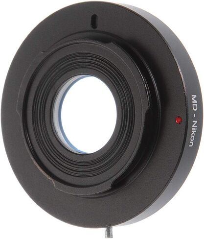 FocusFoto Adapter Ring for Minolta MD/MC Lens to NIK0N F AI Mount Camera with Optical Glass Nikon D750,D810, D7500, D7200, D7100, D7000, D5600, D5400, D5300, D5200, D3300, D3200, D90, D4, D3X, D2 etc. in Saudi Arabia