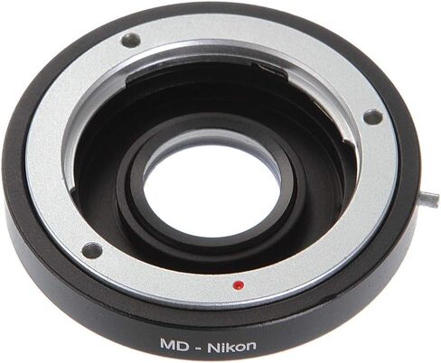 FocusFoto Adapter Ring for Minolta MD/MC Lens to NIK0N F AI Mount Camera with Optical Glass Nikon D750,D810, D7500, D7200, D7100, D7000, D5600, D5400, D5300, D5200, D3300, D3200, D90, D4, D3X, D2 etc. in Saudi Arabia