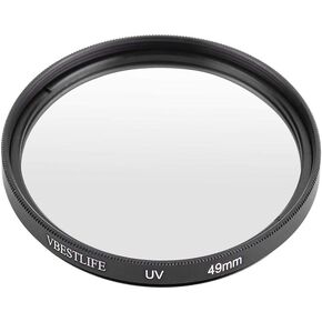 Universal Ultra Slim UV Filter Lens Protection Filters for Canon/Nikon/DSLR Cameras(49mm/1.93in) in Kuwait