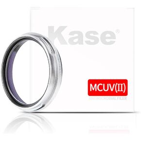 Kase UV Protection Filter for Fujifilm X100 Series Camera, Silver Frame | Magnetic MCUV, Compatible with Fuji X100 X100F X100S X100T X100V X100VI, B270 Optical Glass, Multi-Coated, X100 Accessory in Saudi Arabia