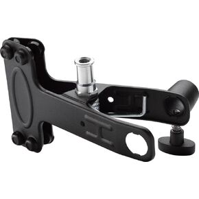 Kupo Mini Alli Clamp Steel Spring Clamp with 5/8" Baby Receiver, Compact Grip Tool for Holding Cards, Flags, Gobos and Accessories on Stands, Shelves and Tubes - Black (KG301411) in Kuwait