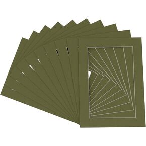 8x10 Mat for 5x7 Photo - Precut Steel Blue Picture Matboard for Frames Measuring 8 x 10 Inches - Bevel Cut Matte to Display Art Measuring 5 x 7 Inches - Acid Free ONE MAT in Kuwait