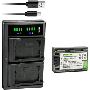 Kastar 2-Pack Battery and LTD2 USB Charger Replacement for Sony DCR-HC30, DCR-HC32, DCR-HC33, DCR-HC35, DCR-HC36, DCR-HC39, DCR-HC40, DCR-HC41, DCR-HC42, DCR-HC43, DCR-HC44, DCR-HC46, DCR-HC65 in Kuwait