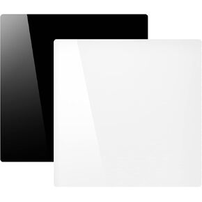 24" x 24" Acrylic Surfaces for Photography, White and Black Reflective Double Sided Display Boards for Product Photography, Studio Tabletop Photography in Kuwait