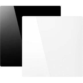 12" x 12" Acrylic Surfaces for Photography, White and Black Reflective Double Sided Display Boards for Product Photography, Studio Tabletop Photography in Kuwait