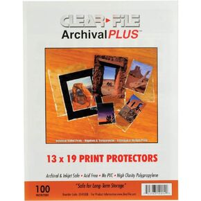 Archival-Plus Print Protector, 13 x 19" - 100 Pack, 014100B, ARCHIVAL STORAGE-for Prints in Kuwait