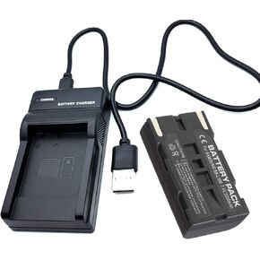 Battery Pack and USB Travel Charger for Samsung SC-L520, SCL520, SC-L530, SCL530, SC-L540, SCL540, SC-L550, SCL550 Digital Video Camcorder in Kuwait