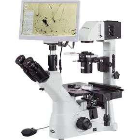AmScope 40X-1500X Infinity Kohler Plan Inverted Microscope with 11.6" 60fps Real-time Imaging System in Saudi Arabia