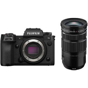 Fujifilm X-H2S Mirrorless Digital Camera Body with XF 18-120mm f/4 LM PZ WR Lens Black