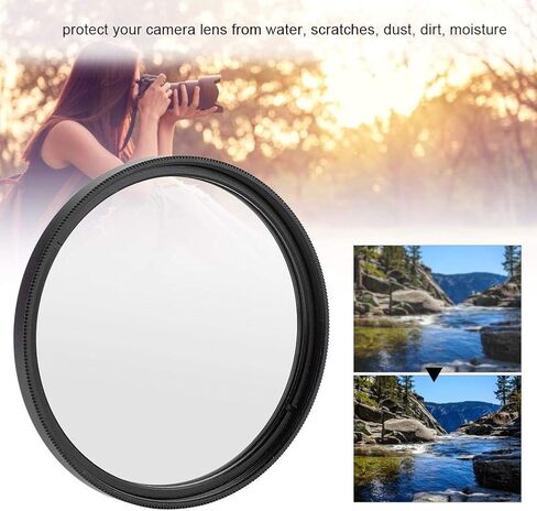 Universal Ultra Slim UV Filter Lens Protection Filters for Canon/Nikon/DSLR Cameras(49mm/1.93in) in Kuwait