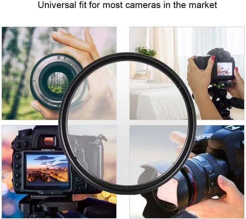 Universal Ultra Slim UV Filter Lens Protection Filters for Canon/Nikon/DSLR Cameras(49mm/1.93in) in Kuwait