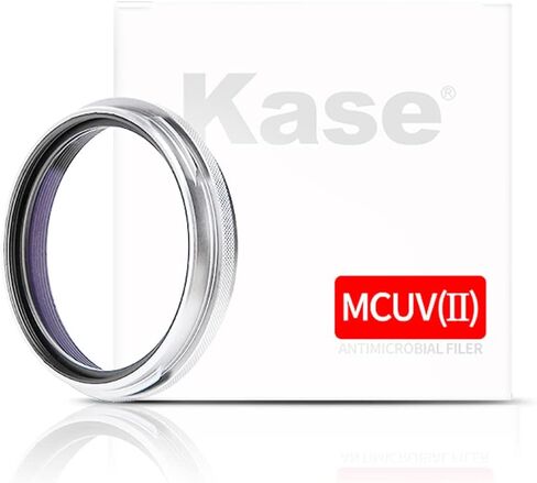 Kase UV Protection Filter for Fujifilm X100 Series Camera, Silver Frame | Magnetic MCUV, Compatible with Fuji X100 X100F X100S X100T X100V X100VI, B270 Optical Glass, Multi-Coated, X100 Accessory in Saudi Arabia