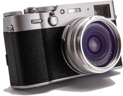 Kase UV Protection Filter for Fujifilm X100 Series Camera, Silver Frame | Magnetic MCUV, Compatible with Fuji X100 X100F X100S X100T X100V X100VI, B270 Optical Glass, Multi-Coated, X100 Accessory in Saudi Arabia