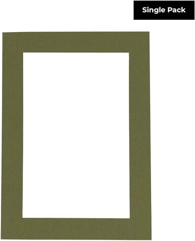 8x10 Mat for 5x7 Photo - Precut Steel Blue Picture Matboard for Frames Measuring 8 x 10 Inches - Bevel Cut to Display Art Measuring 5 x 7 Inches - Acid Free ONE MAT with Backing Board & Clear Bag in Kuwait