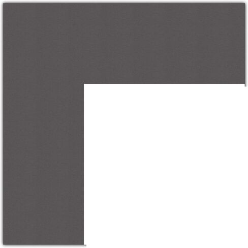 22x28 Smooth Black / Black Custom Mat for Picture Frame with 18x24 opening size (Mat Only, Frame NOT Included) in Saudi Arabia