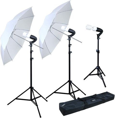 LINCO Lincostore Photography Photo Portrait Studio 600W Umbrella Continuous Lighting Kit AM112 in Saudi Arabia
