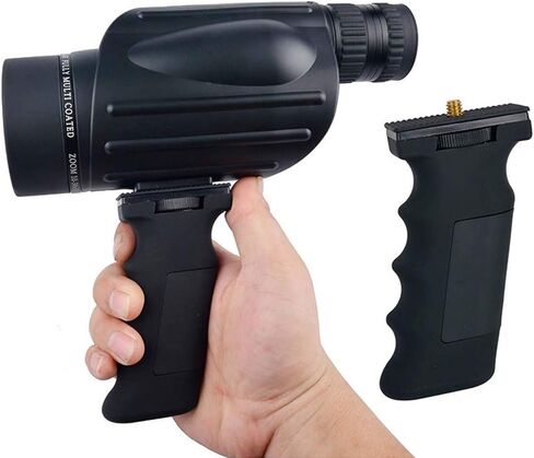 Monocular, Zoom Monocular Telescope, Waterproof High Power Spotting Scope Fully Versatile Coated Optical Glass Lens + Phone Clip+Tripod,Standard in Kuwait