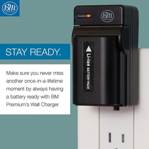 BM Premium NP-FV70A Battery and Charger for Sony FDR-AX30 FDR-AX33 FDR-AX53 FDR-AX700 FDR-AX100 FDR-AXP35, HXR-MC50, HXR-MC88, HX-RNX80, PXW-Z90V, NEX-VG10, NEX-VG20, NEX-VG30, NEX-VG900 Cacmorder in Saudi Arabia