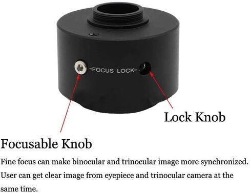 0.5X C-Mount Microscope CCD Camera Adapter for Trinocular Microscope in Saudi Arabia