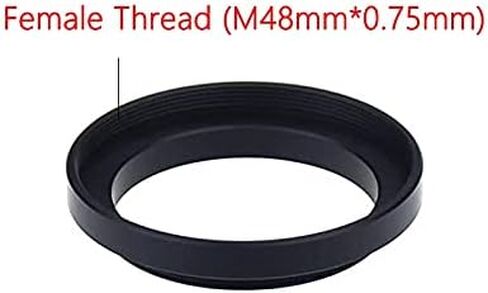 Telescope Accessory Set M48 to M42 Telescope Adapter Ring Aluminium Alloy Female Thread T(M48mm*0.75mm) to Male Thread T2(M42*0.75mm) Telescope Camera (Color : M48F-M42M 6mm) in Kuwait