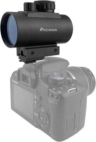 Astromania 1X40RD Reflex Red Green Dot Sight Lighted Scope Mount to fix to a DSLR Camera Flash Type Connection in Saudi Arabia