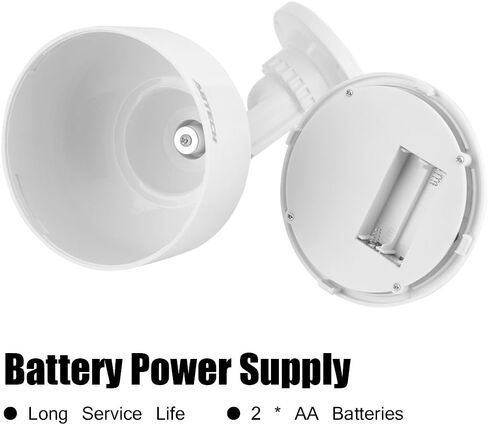 Zetiling Fake Security Dome Camera, Dummy Shape Blinking Security 360° Rotation Camera with Flashing Red LED Light in Saudi Arabia