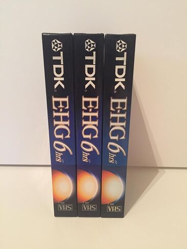 TDK Extra High Grade T-120 Video Tapes, 3 Pack in Saudi Arabia