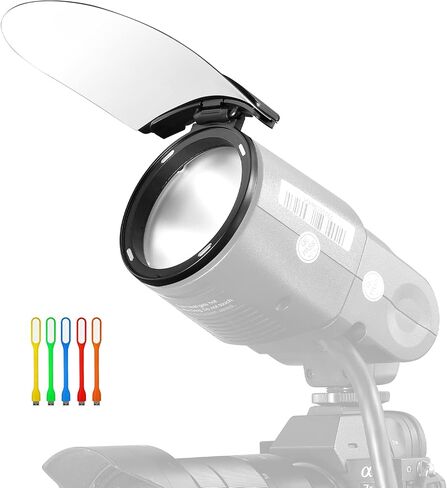 Godox AK-R12 Bounce Card for Round Head Flashes, Compatible with V1, V1Pro, V100, AD100Pro, and AD200 Series (H200R Required for AD200, AD200Pro, AD200Pro II) in Kuwait