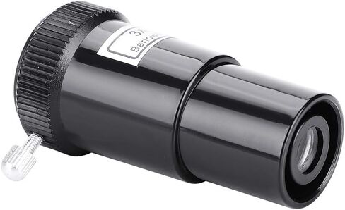 عدسة Pupilash Barlow - عدسة بارلو 3X مقاس 0.96 بوصة/24.5 مم 3X عدسة بارلو بلاستيكية لعدسات التلسكوب الفلكي in Kuwait