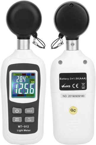 KIWOP ABS مقياس الضوء الرقمي المحمول مقياس الإضاءة إدارة صيانة الإضاءة للمدرسة in Kuwait