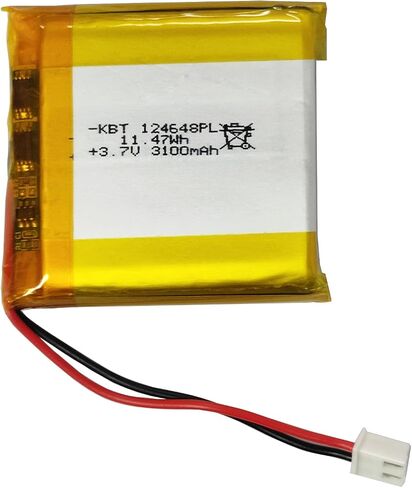KBT 3.8V 2000mAh Li-Polymer Battery: 754444 Lipo Rechargeable Lithium-ion Replacement Batteries with JST Connector for Ar duino NodeMCU ESP32 Development Board Raspberry Pi UPS Board in Kuwait