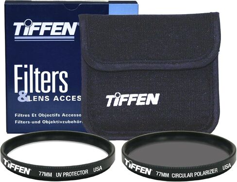 Tiffen 77mm Photo Twin Pack Polarizer And UV Protective Filter in Kuwait