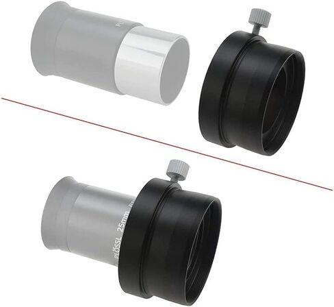 Telescope Accessory Set 2 to 1.25 Inch Eyepiece Adapter Telescope Astronomy 50.8mm to 31.7mm Metal Adapter for Binoculars Monocular Telescope Camera (Color : 2-1.25 with 3 Screws) in Saudi Arabia